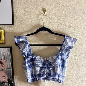 SomeDays Lovin Gingham Crop Top